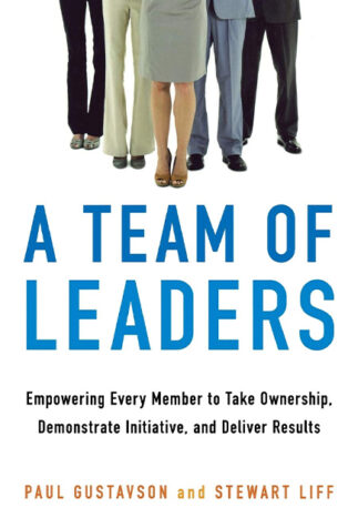 A Team of Leaders by Paul Gustavson, - Book Cover