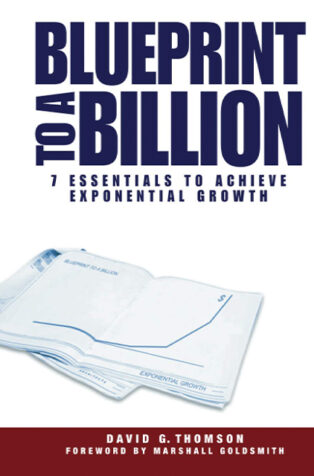 Blueprint to a Billion by David G. Thomson - Book Cover