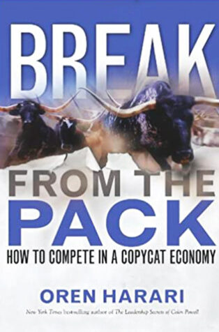 Break From the Pack by Oren Harari - Book Cover