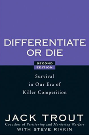 Differentiate or Die by Jack Trout - Book Cover