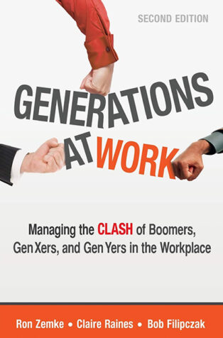 Generations at Work by Bob Filipczak, - Book Cover