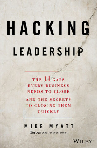 Hacking Leadership by Mike Myatt - Book Cover