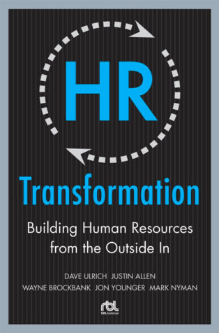 HR Transformation by Wayne Brockbank, - Book Cover