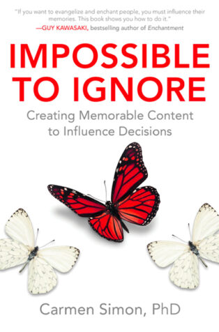 Impossible to Ignore by Carmen Simon - Book Cover