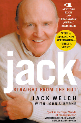 Jack: Straight from the Gut by Jack Welch - Book Cover