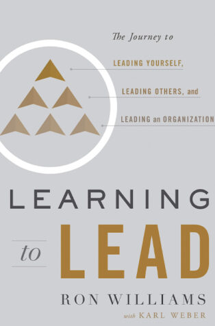 Learning to Lead by Ron Williams, - Book Cover
