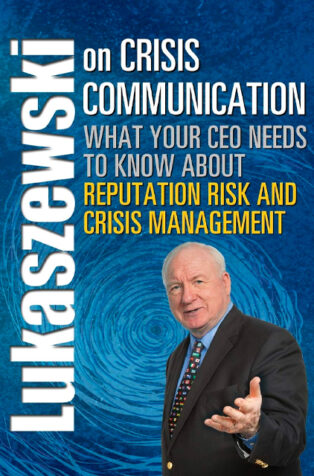 Lukaszewski on Crisis Communication by James E. Lukaszewski - Book Cover