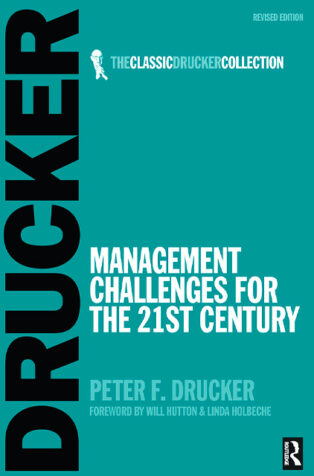 Management Challenges for the 21st Century by Peter F. Drucker - Book Cover