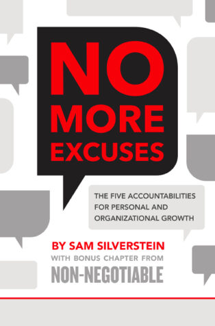 No More Excuses by Sam Silverstein - Book Cover