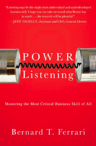 Power Listening by Bernard T. Ferrari - Book Cover
