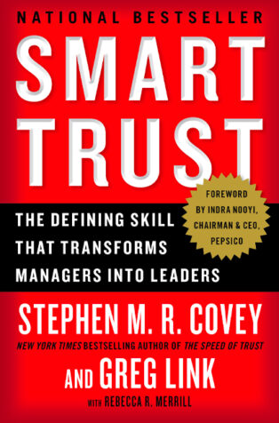 Smart Trust by Stephen M.R. Covey, - Book Cover