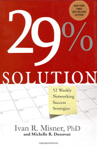 The 29% Solution by Ivan Misner, - Book Cover