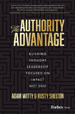 The Authority Advantage by Adam Witty, - Book Cover