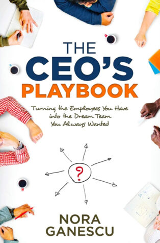 The CEO’s Playbook by Nora Ganescu - Book Cover