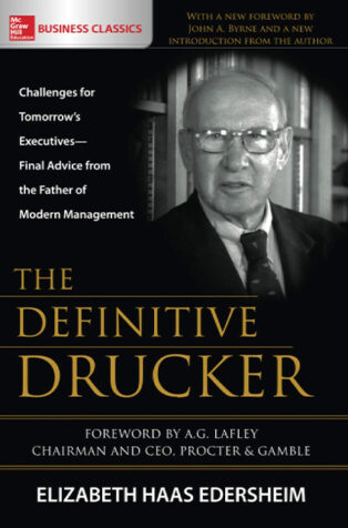The Definitive Drucker by Elizabeth Haas Edersheim - Book Cover