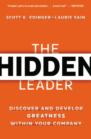 The Hidden Leader by Scott Edinger, - Book Cover