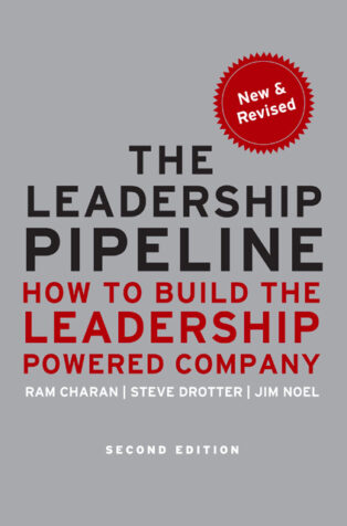 The Leadership Pipeline by Ram Charan, - Book Cover