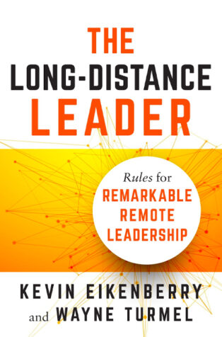 The Long-Distance Leader by Kevin Eikenberry, - Book Cover