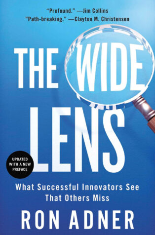 The Wide Lens by Ron Adner - Book Cover