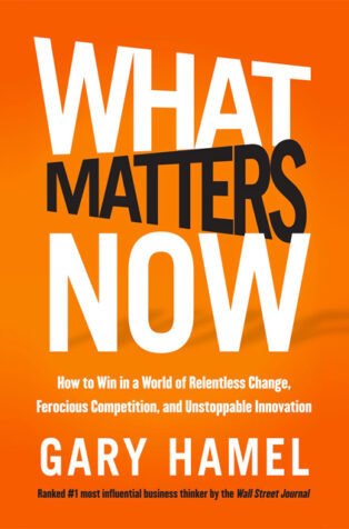What Matters Now by Gary Hamel - Book Cover
